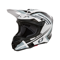 Cască motocross 5SERIES POLYACRYLITE SPIKE WHITE/BLACK V.25