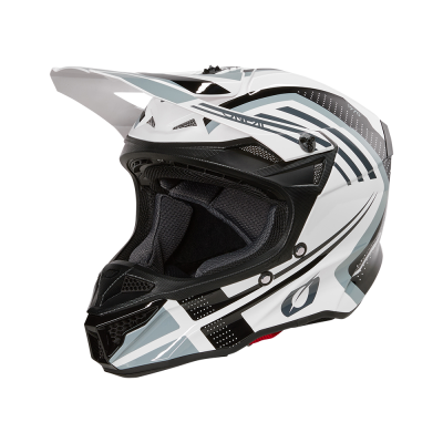 Cască motocross 5SERIES POLYACRYLITE SPIKE WHITE/BLACK V.25