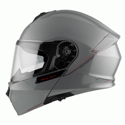 Casca flip-up MT GENESIS SOLID A12 GLOSS GREY