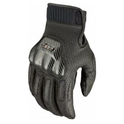 Manusi moto de piele ICON OVERLORD3 BK