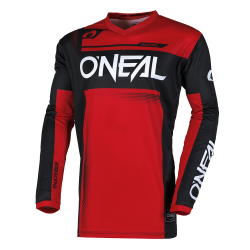 Bluza motocross O`NEAL ELEMENT RACEWEAR BLACK/RED V.25