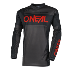 Bluza motocross O`NEAL ELEMENT RACEWEAR BLACK/GRAY/RED V.25