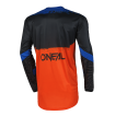 Bluza motocross O'NEAL ELEMENT SHOCKER BLACK/ORANGE V.25 thumb
