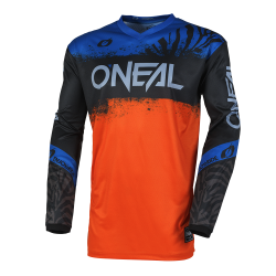 Bluza motocross O'NEAL ELEMENT SHOCKER BLACK/ORANGE V.25