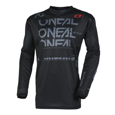 Bluza motocross O'NEAL ELEMENT STATIC BLACK/GRAY V.25