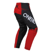 Pantaloni motocross O'NEAL ELEMENT RACEWEAR BLACK/RED V.25 thumb