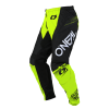 Pantaloni motocross O'NEAL ELEMENT RACEWEAR BLACK/NEON YELLOW V.25