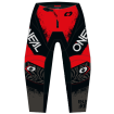 Pantaloni motocross O'NEAL ELEMENT SHOCKER BLACK/RED V.25 thumb