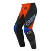 Pantaloni motocross O'NEAL ELEMENT SHOCKER BLACK/ORANGE V.25 thumb
