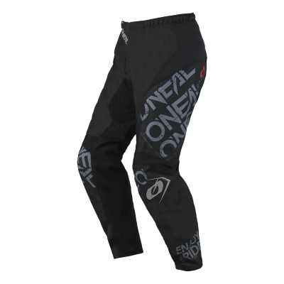 Pantaloni motocross O'NEAL ELEMENT STATIC BLACK/GRAY V.25