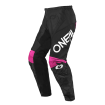 Pantaloni motocross pentru femei O’NEAL ELEMENT SHOCKER BLACK/PINK V.25 thumb