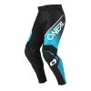 Pantaloni motocross O'NEAL HARDWEAR AIR SLAM BLACK/TEAL V.25