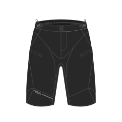 Pantaloni scurti ciclism O'NEAL MUD WP BLACK V.25 Pantaloni scurti ciclism O'NEAL MUD WP BLACK V.25
