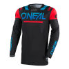 Bluza motocross O'NEAL PRODIGY FIVE FOUR BLACK/BLUE V.25