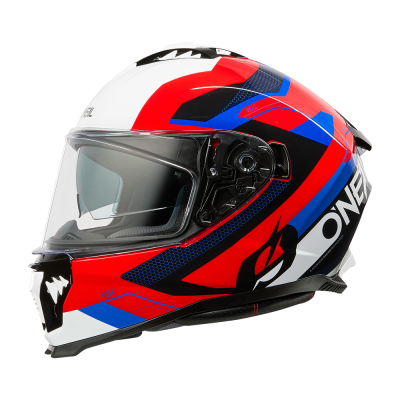 Cască O'NEAL CHALLENGER EXO BLACK/WHITE/RED/BLUE V.25