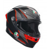 Casca AGV K6 S E2206 SLASHCUT BLACK/GREY/RED