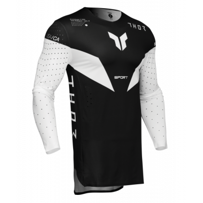 Bluza motocross THOR SPORTMODE STRIKE BLACK