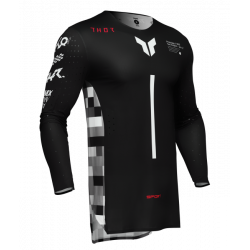 Bluza motocross THOR SPORTMODE RIOT BLACK/RED