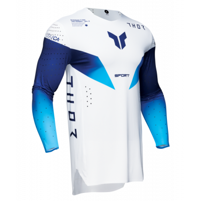 Bluza motocross THOR SPORTMODE STRIKE BLUE