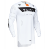 Bluza motocross THOR SPORTMODE ROUGE WHITE/ORANGE