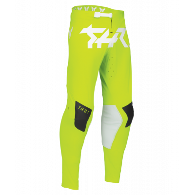 Pantaloni motocross THOR SPORTMODE RIOT WHITE/ACID