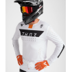 Bluza motocross THOR SPORTMODE ROUGE WHITE/ORANGE thumb