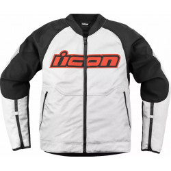 Geaca moto ICON Overlord 3 WHITE Geaca moto ICON Overlord 3 WHITE