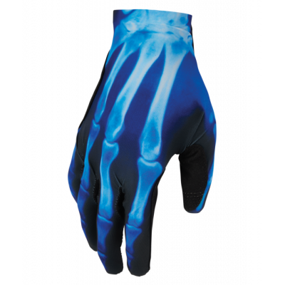 Manusi motocross THOR SPORTMODE X-RAY BLACK/BLUE