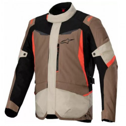 Geaca moto din textil ALPINESTARS ST-1 WP KHAKI/SAND/BLK/RD