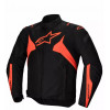 Geacă din textil ALPINESTARS T-JAWS V4 WATERPROOF BLACK/RED