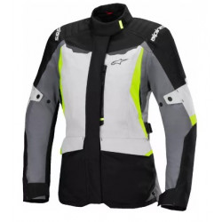 Geaca moto pentru dame ALPINESTARS Stella ST-1 Waterproof GRY/BLK/YW