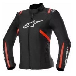 Geaca moto pentru dame ALPINESTARS ALPINESTARS STELLA T-SPS v2 WP BLK/WHT/RD