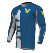 Bluza motocross  THOR LAUNCHMODE FORGE BLUE thumb