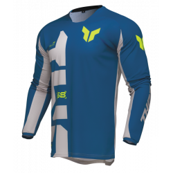 Bluza motocross  THOR LAUNCHMODE FORGE BLUE