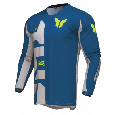 Bluza motocross  THOR LAUNCHMODE FORGE BLUE