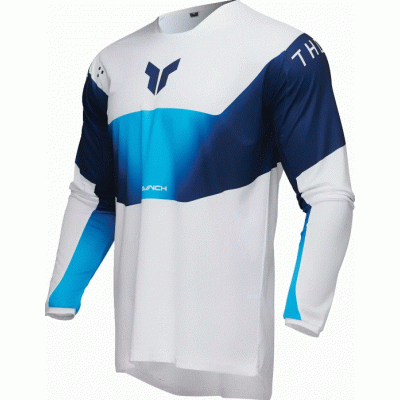 Bluza motocross THOR LAUNCHMODE STORM BLUE Bluza motocross THOR LAUNCHMODE STORM BLUE