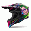 Casca motocross  AIROH WRAAAP MUSIC GLOSS