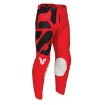 Pantaloni motocross pentru copii THOR LAUNCH FORGE RED thumb