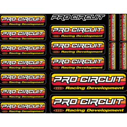Autocolant  PRO CIRC LOGO DECAL SHEET