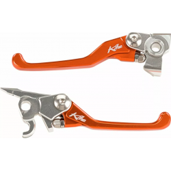 Set de manete KITE SET CLUTCH BRAKE LEVER Ktm Orange Set de manete KITE SET CLUTCH BRAKE LEVER Ktm Orange