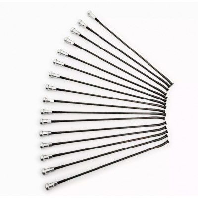 Spite KITE SPOKES 19 FR BK/SI 16PC Silver Spite KITE SPOKES 19 FR BK/SI 16PC Silver