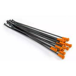 Spite KITE SPOKES 19 RR BK / OR NI 12PC Black/Orange Spite KITE SPOKES 19 RR BK / OR NI 12PC Black/Orange