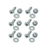Set de șuruburi și piulițe de curse pentru angrenaj RFX M8 x 30 mm - 6 bucăți