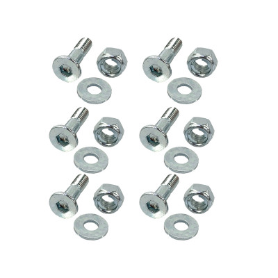 Set de șuruburi și piulițe de curse pentru angrenaj RFX M8 x 30 mm - 6 bucăți