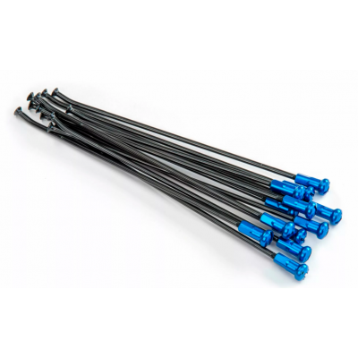 Spite KITE SPOKES 21FR BK /BL NIP 12PC Black/Blue Spite KITE SPOKES 21FR BK /BL NIP 12PC Black/Blue
