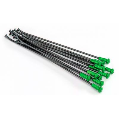 Spite KITE SPOKES 21FR BK/GN NIP 12PC Black/Green Spite KITE SPOKES 21FR BK/GN NIP 12PC Black/Green