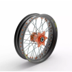Janta moto KITE WHEEL ELITE SM 3.50X17 TT Black Orange thumb