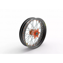 Janta KITE WHEEL ELITE SM 5.00X17 TT Black/Orange