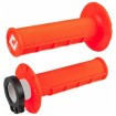 Mânere motocross  ODI V2 Waffle orange Lock-On thumb
