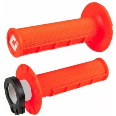Mânere motocross  ODI V2 Waffle orange Lock-On